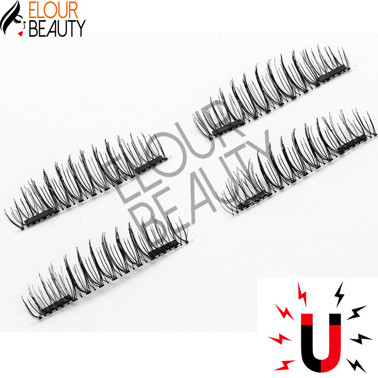 Double magnetic false eyelashes private lable China company EA12